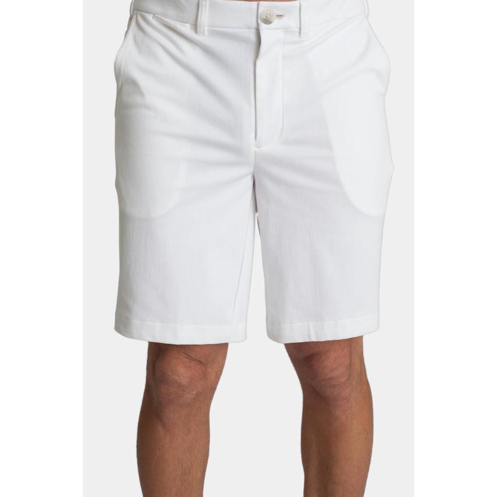 NEW BUKI stretch eagle shorts in white